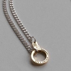 Air & Anchor Sterling Silver Necklace